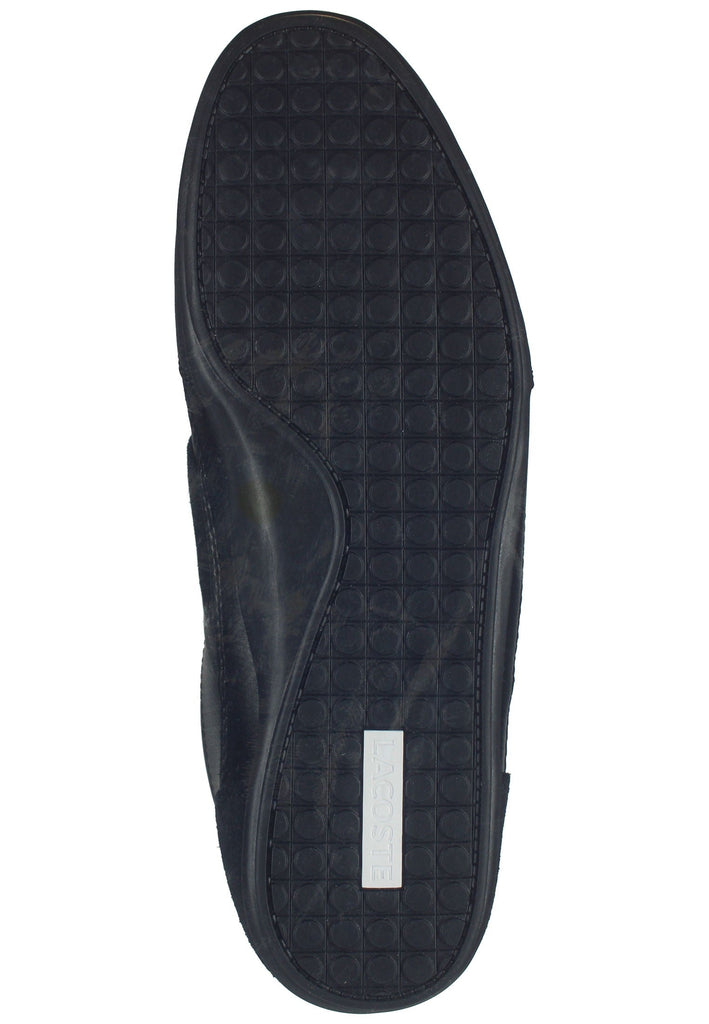 Lacoste Sneaker Leder/Textil Schwarz/Schwarz