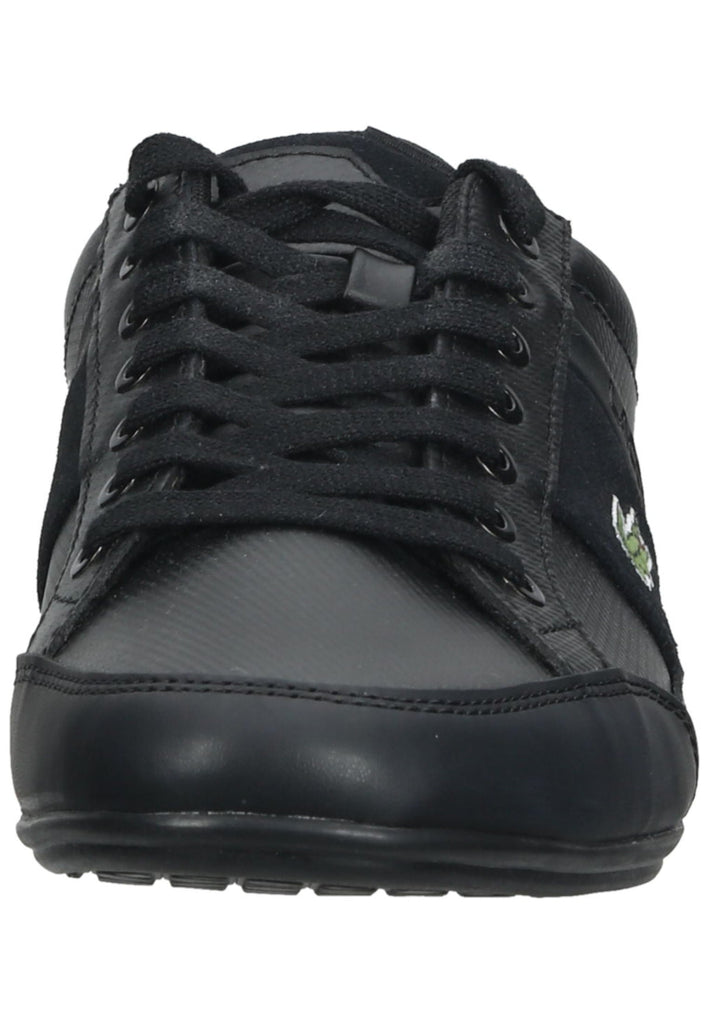 Lacoste Sneaker Leder/Textil Schwarz/Schwarz