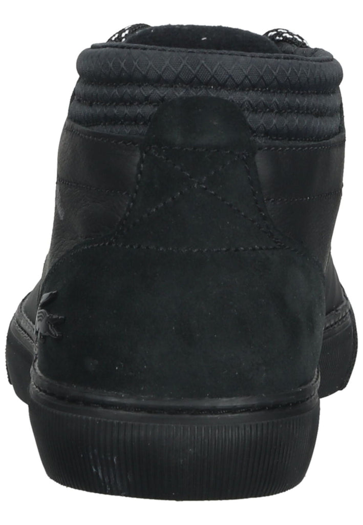 Lacoste Sneaker Leder/Textil Schwarz/Schwarz