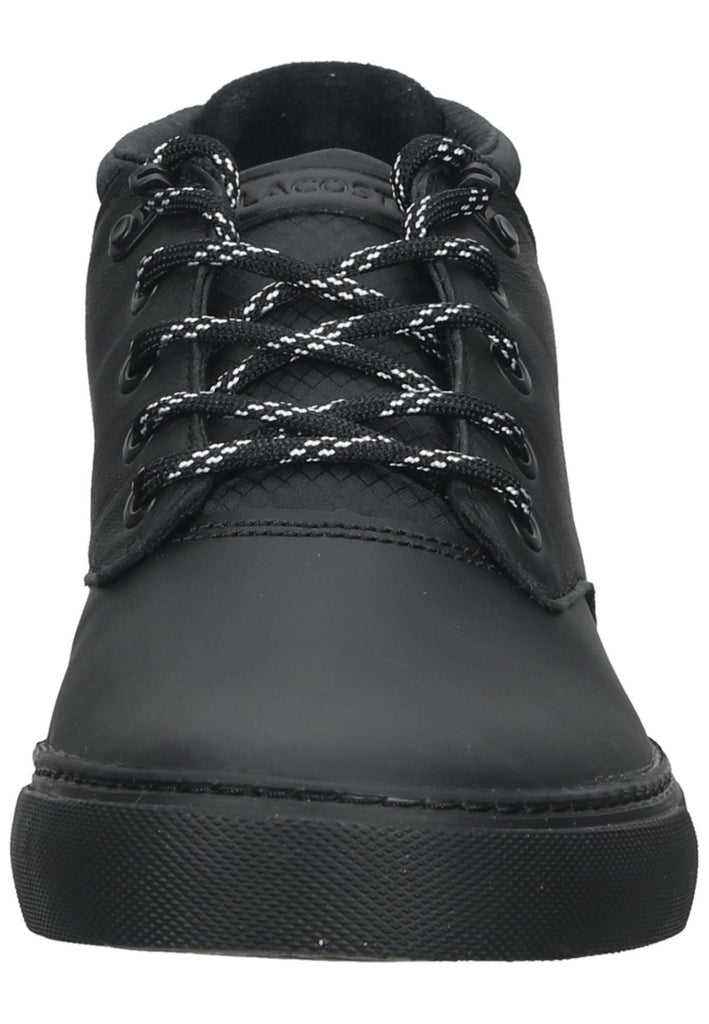 Lacoste Sneaker Leder/Textil Schwarz/Schwarz