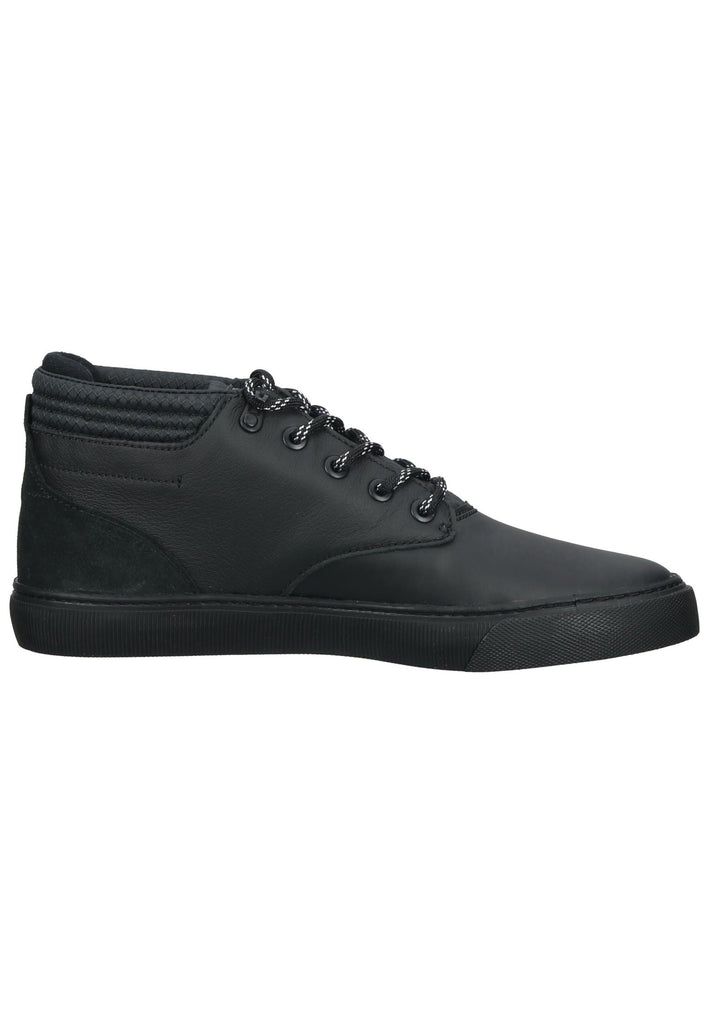 Lacoste Sneaker Leder/Textil Schwarz/Schwarz
