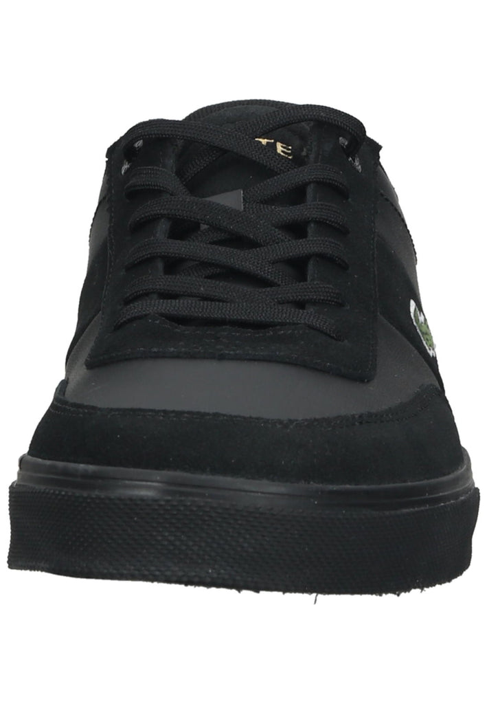 Lacoste Sneaker Leder/Textil Schwarz/Schwarz