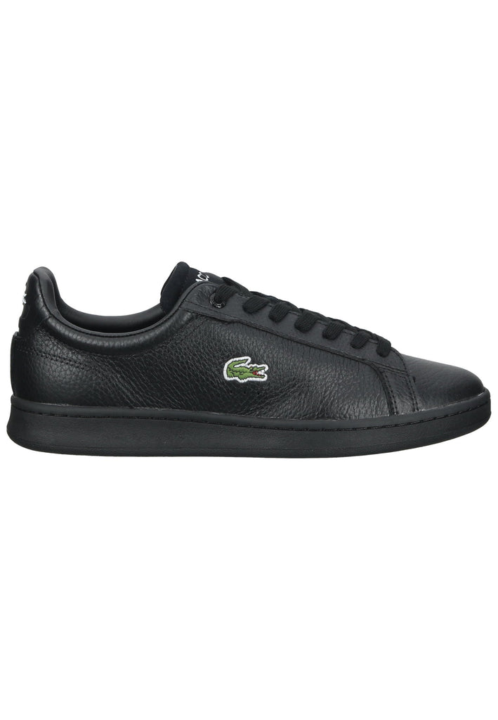 Lacoste Sneaker Leder/Textil Schwarz/Schwarz