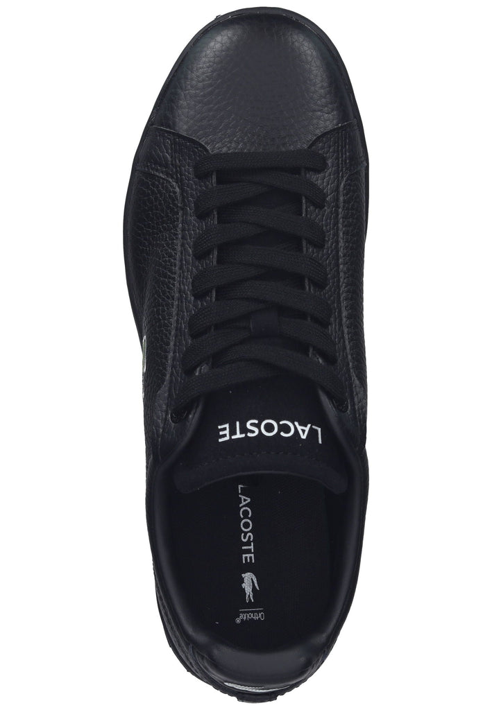 Lacoste Sneaker Leder/Textil Schwarz/Schwarz