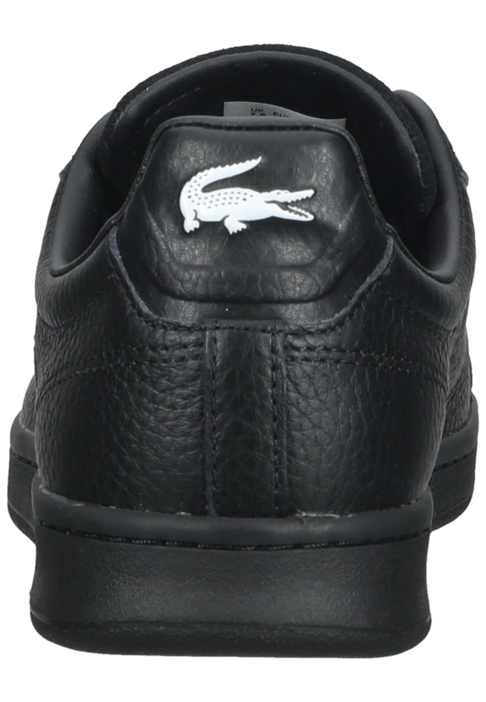 Lacoste Sneaker Leder/Textil Schwarz/Schwarz