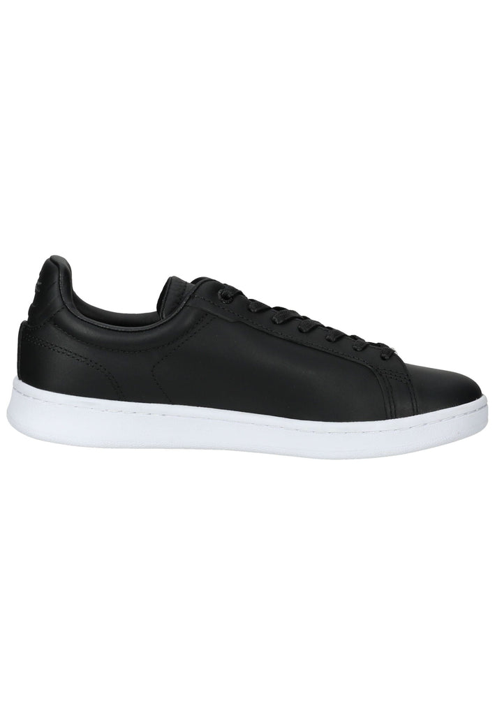 Lacoste Sneaker Leder/Textil Schwarz/Silber