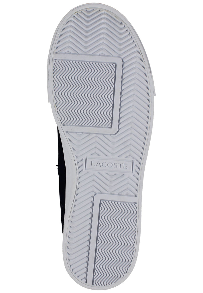 Lacoste Sneaker Leder/Textil Schwarz/Weiß