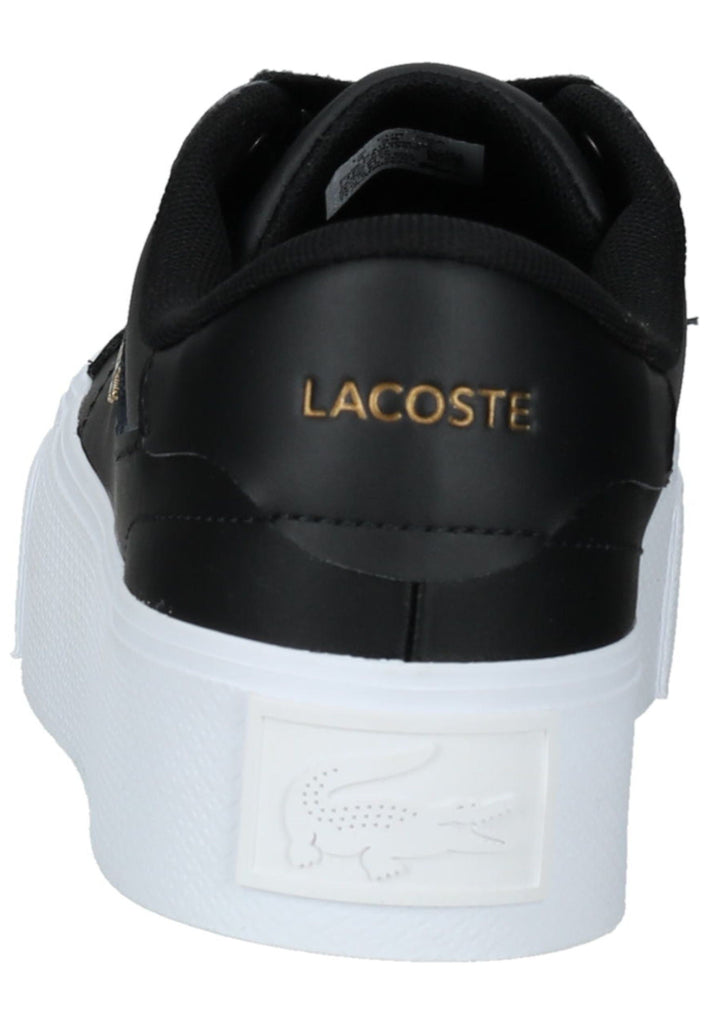 Lacoste Sneaker Leder/Textil Schwarz/Weiß