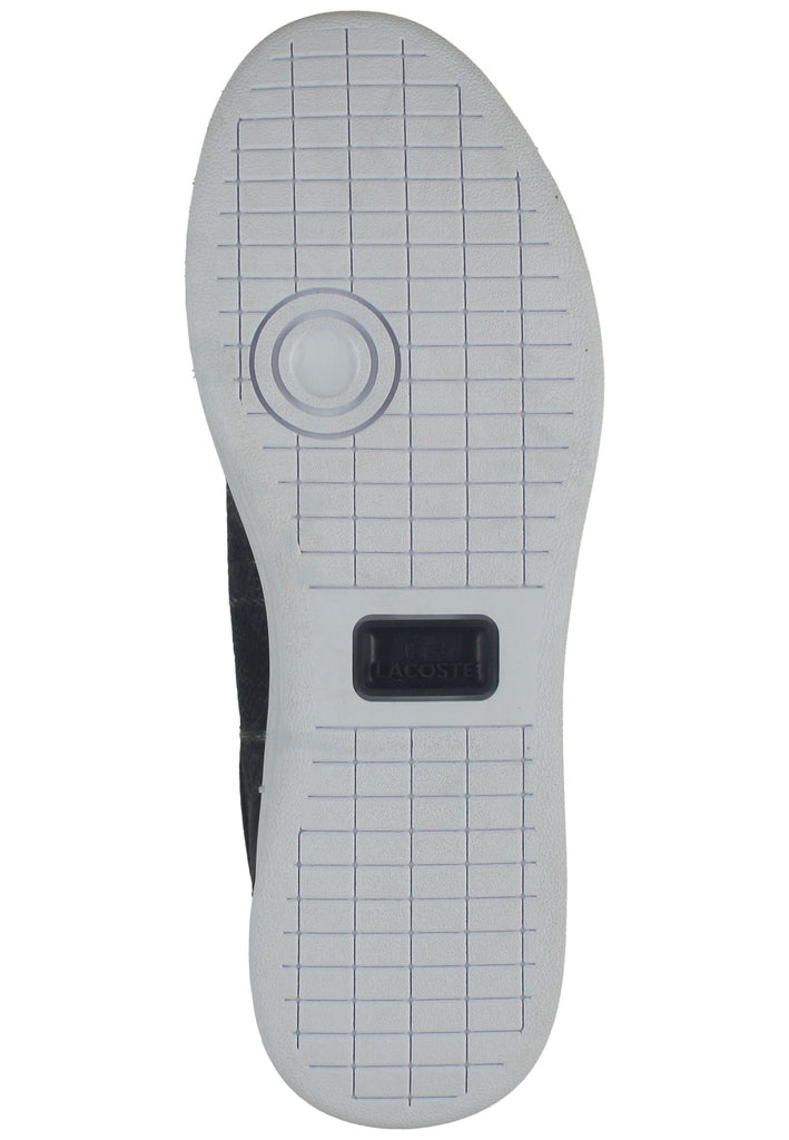 Lacoste Sneaker Leder/Textil Schwarz/Weiß