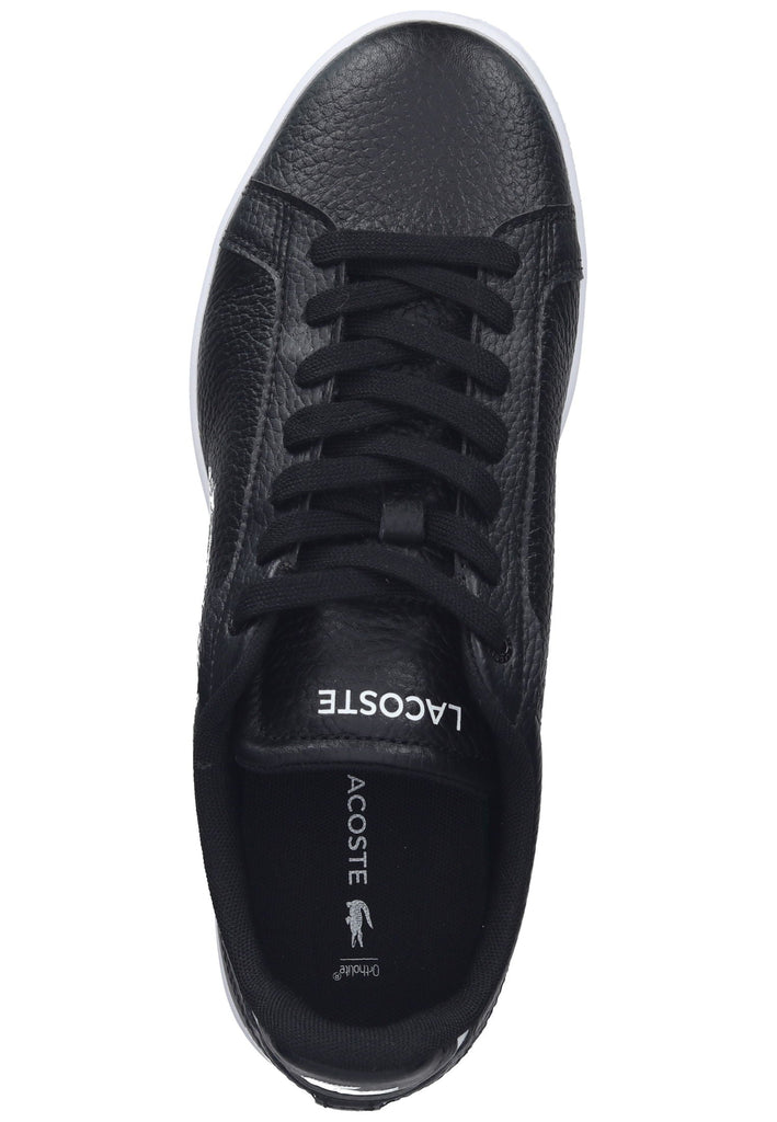 Lacoste Sneaker Leder/Textil Schwarz/Weiß