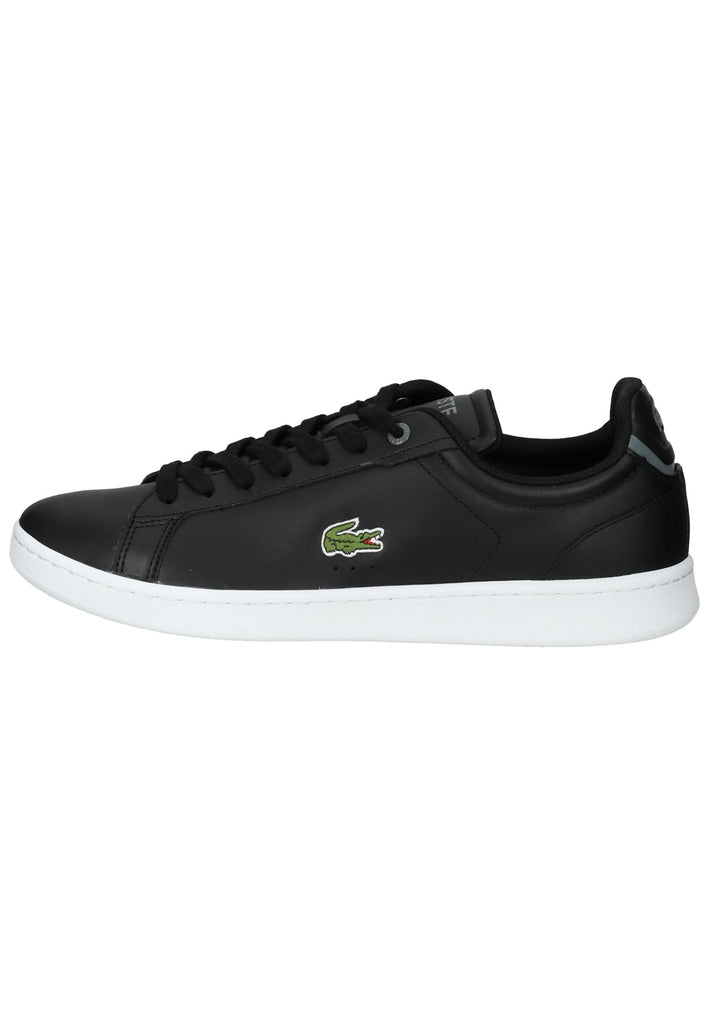 Lacoste Sneaker Leder/Textil Schwarz/Weiß