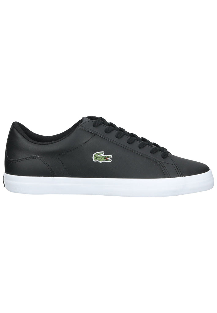 Lacoste Sneaker Leder/Textil Schwarz/Weiß
