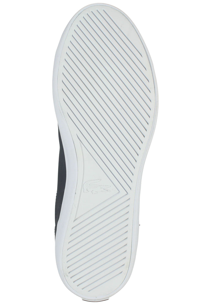 Lacoste Sneaker Leder/Textil Schwarz/Weiß