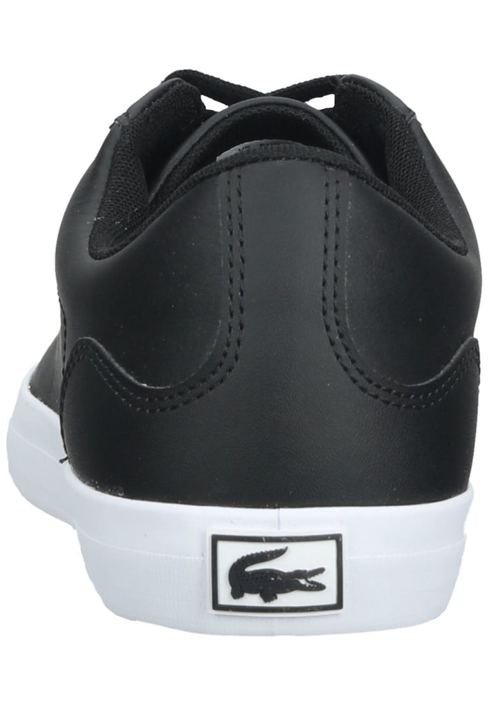 Lacoste Sneaker Leder/Textil Schwarz/Weiß
