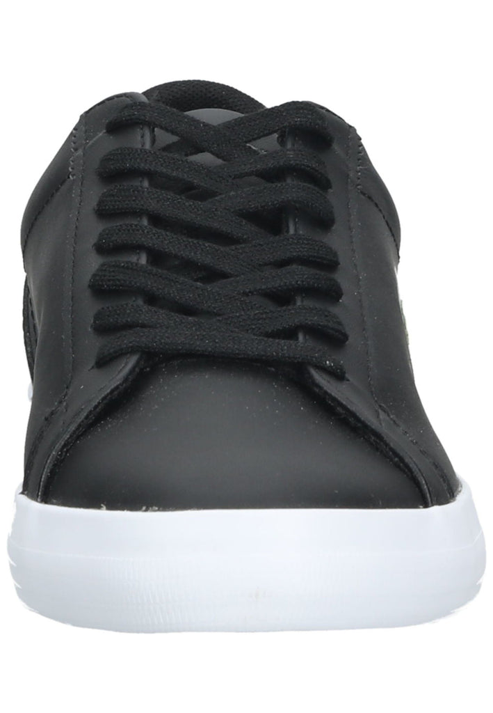 Lacoste Sneaker Leder/Textil Schwarz/Weiß