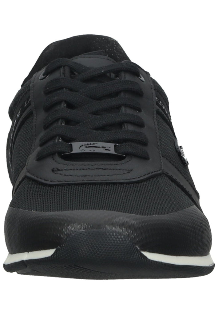 Lacoste Sneaker Leder/Textil Schwarz/Weiß