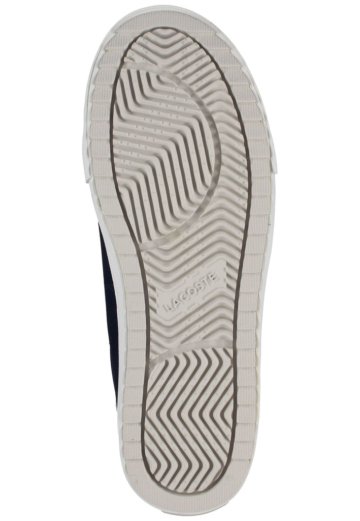 Lacoste Sneaker Leder/Textil Schwarz/Weiß