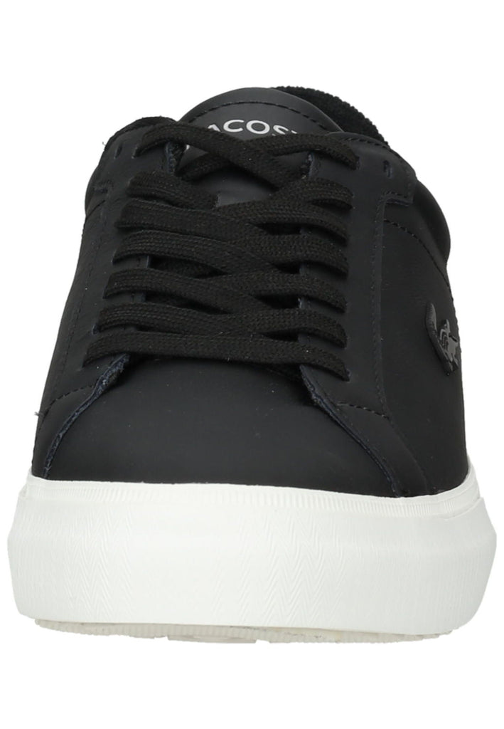 Lacoste Sneaker Leder/Textil Schwarz/Weiß