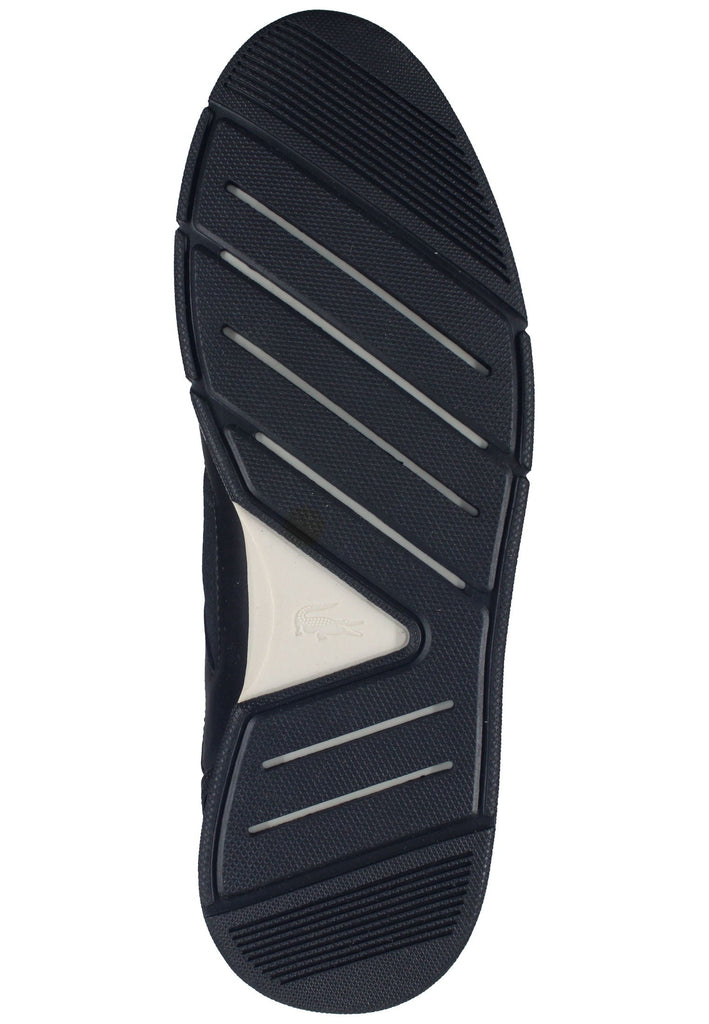 Lacoste Sneaker Leder/Textil Schwarz/Weiß