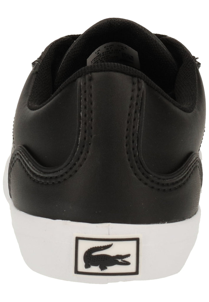 Lacoste Sneaker Leder/Textil Schwarz/Weiß