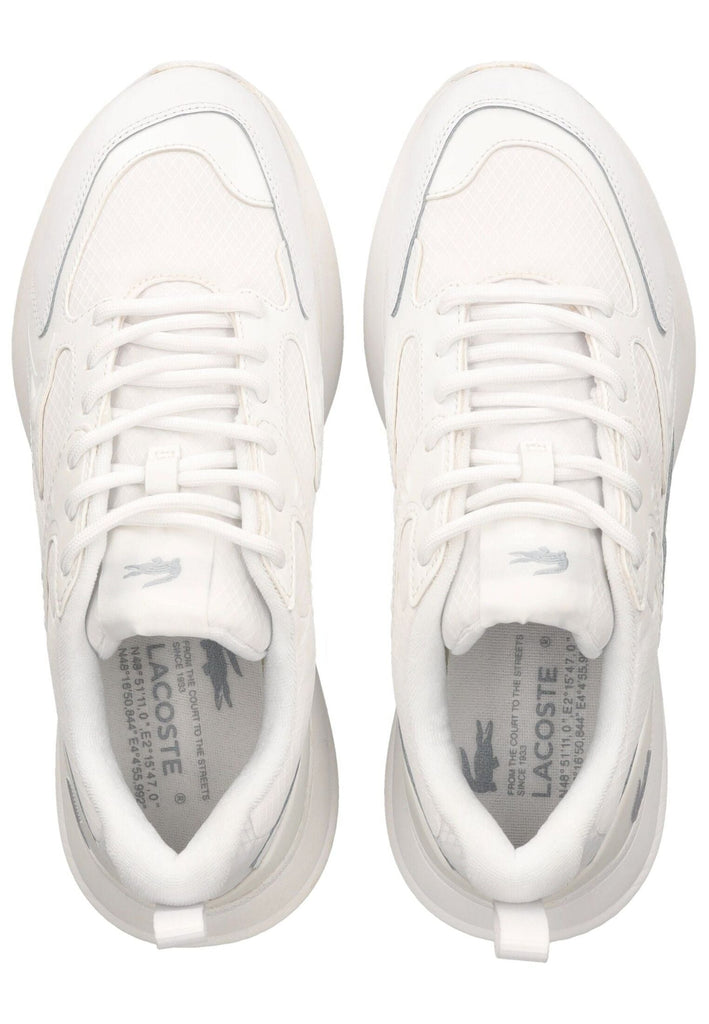 Lacoste Sneaker Leder/Textil Weiß
