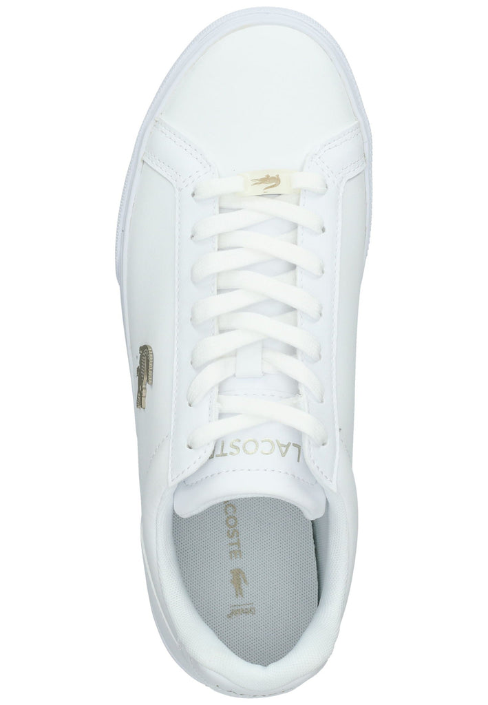 Lacoste Sneaker Leder/Textil Weiß