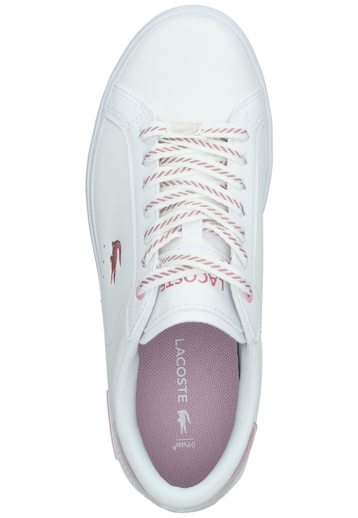 Lacoste Sneaker Leder/Textil Weiß