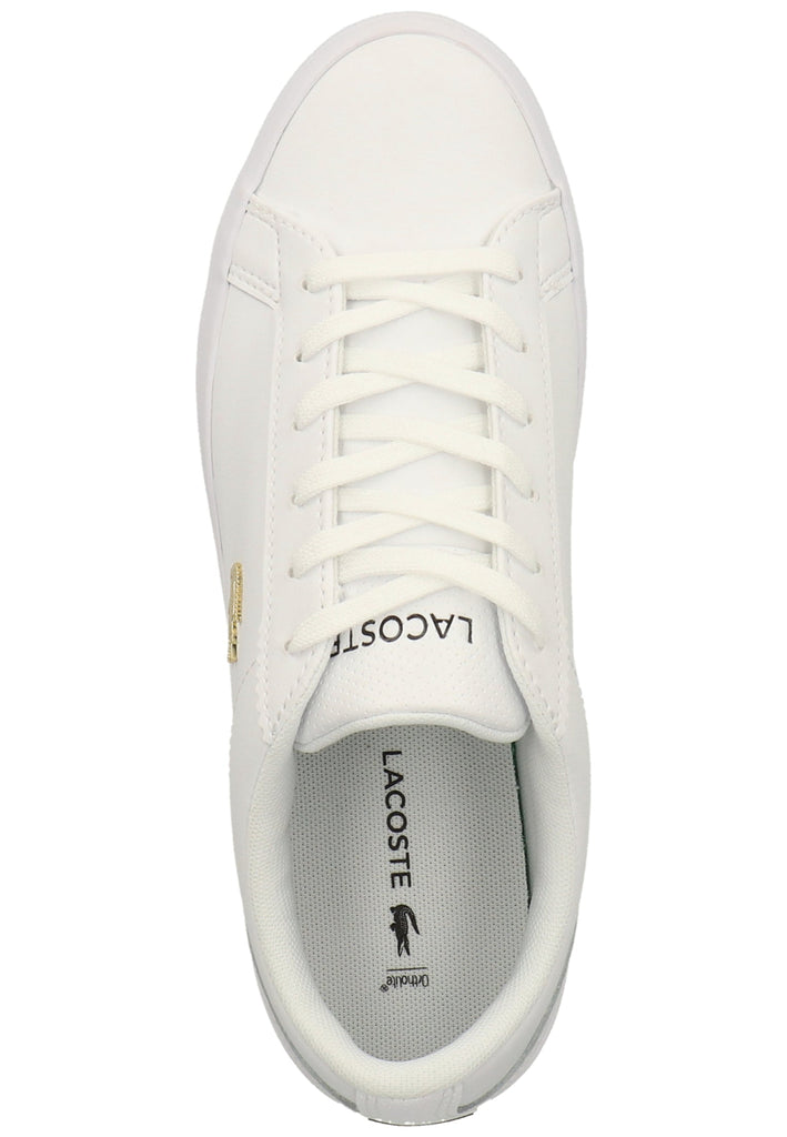 Lacoste Sneaker Leder/Textil Weiß