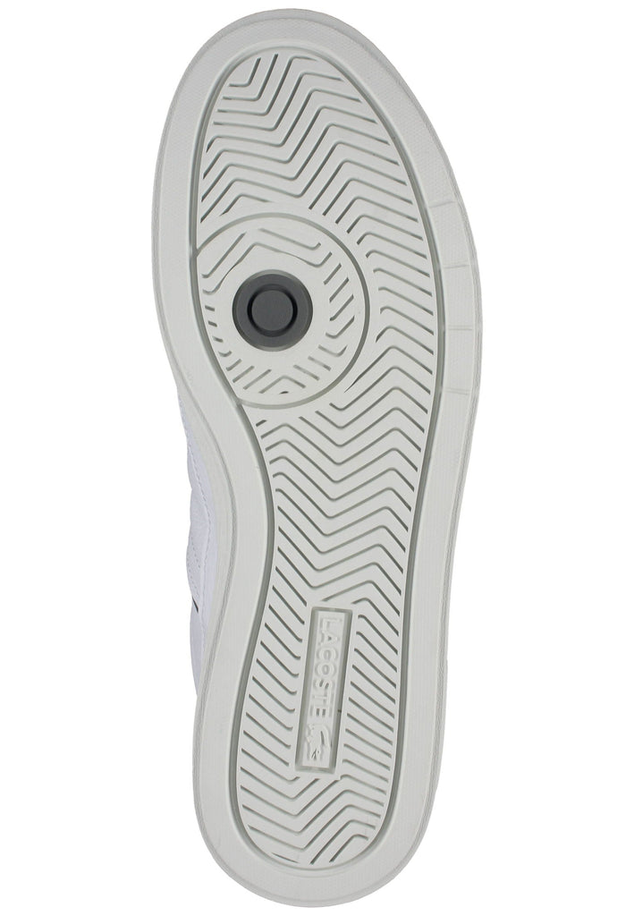 Lacoste Sneaker Leder/Textil Weiß/Grau