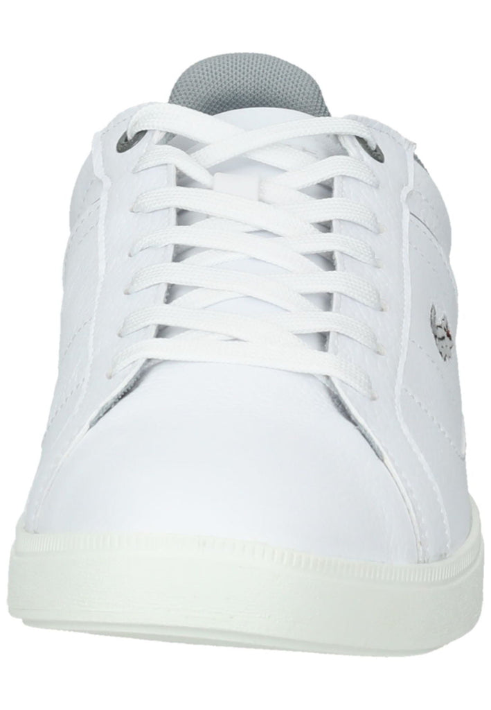 Lacoste Sneaker Leder/Textil Weiß/Grau