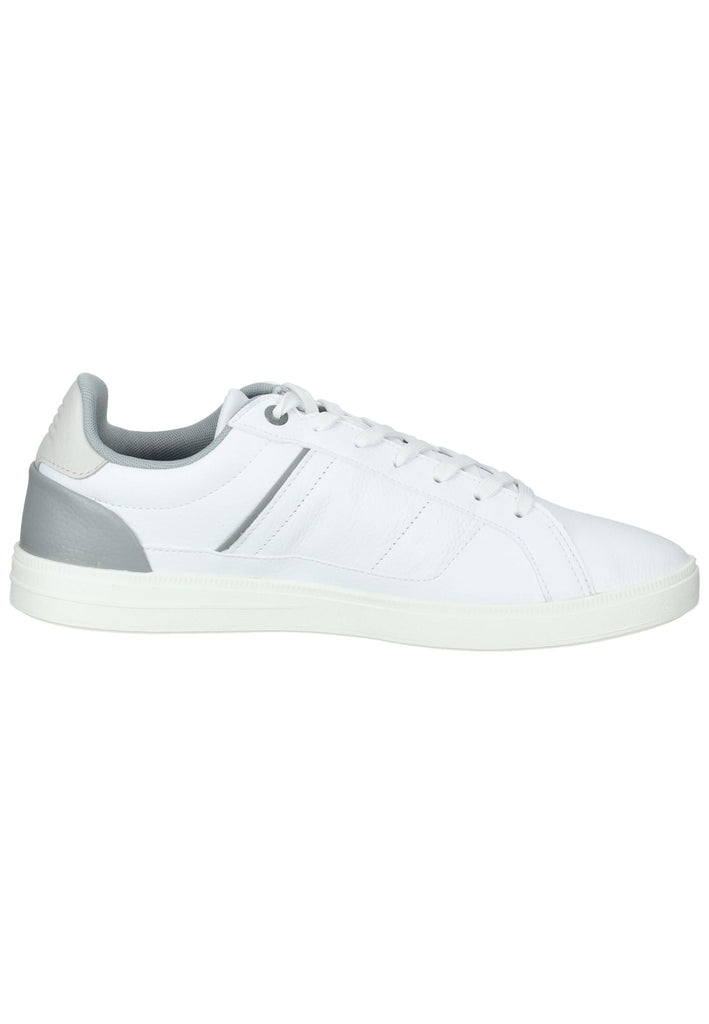 Lacoste Sneaker Leder/Textil Weiß/Grau
