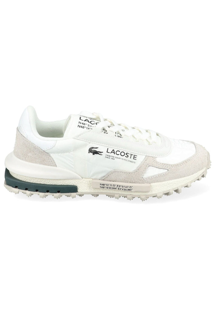 Lacoste Sneaker Leder/Textil Weiß/Grün