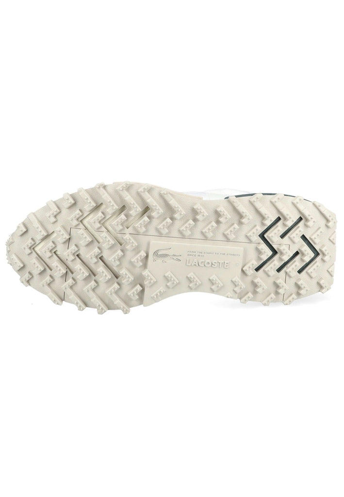 Lacoste Sneaker Leder/Textil Weiß/Grün