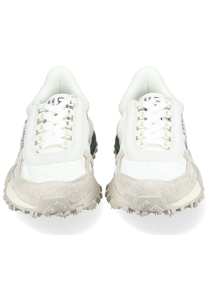 Lacoste Sneaker Leder/Textil Weiß/Grün