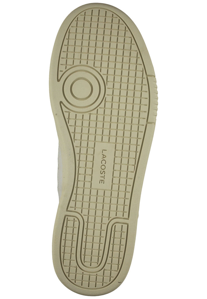 Lacoste Sneaker Leder/Textil Weiß/Grün