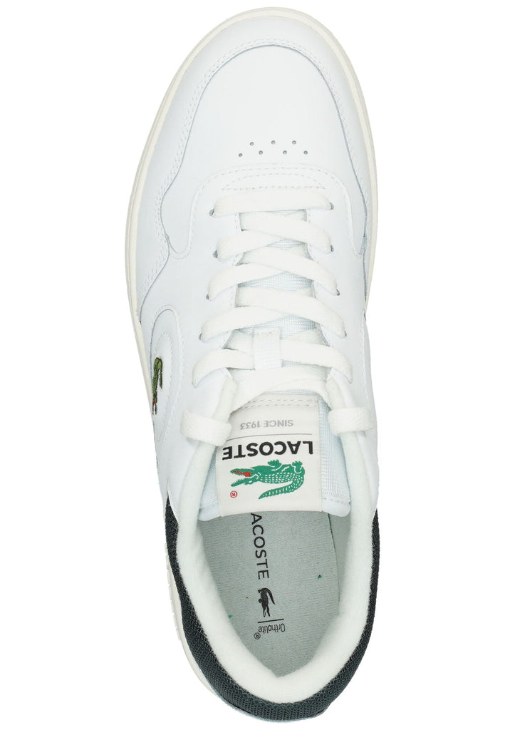 Lacoste Sneaker Leder/Textil Weiß/Grün