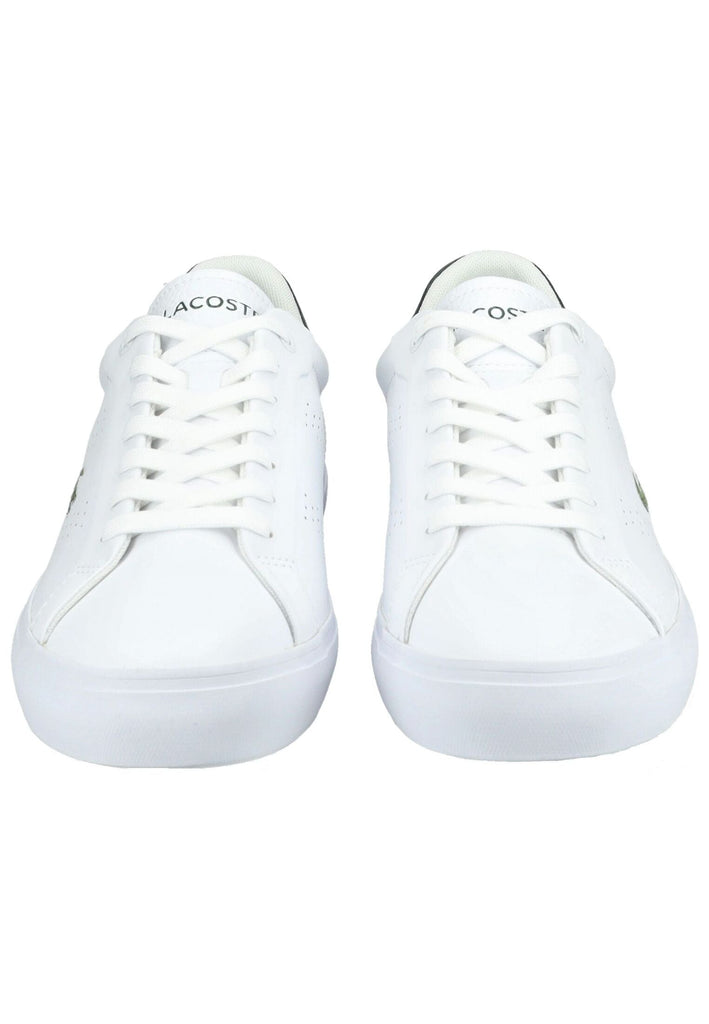Lacoste Sneaker Leder/Textil Weiß/Grün