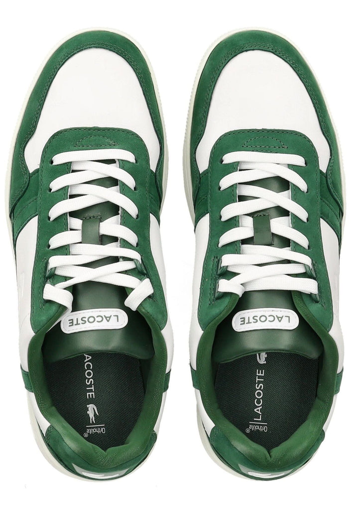 Lacoste Sneaker Leder/Textil Weiß/Grün