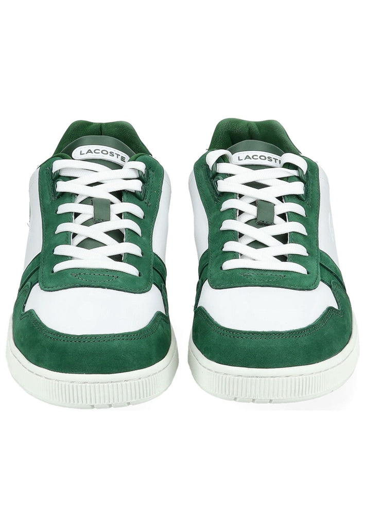 Lacoste Sneaker Leder/Textil Weiß/Grün