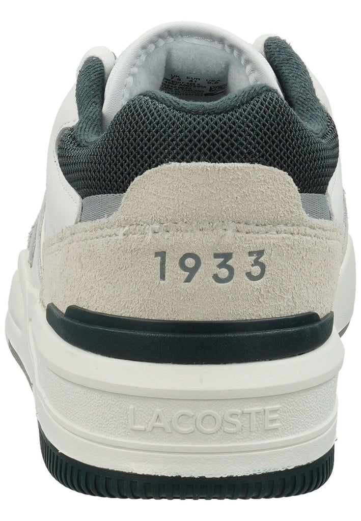 Lacoste Sneaker Leder/Textil Weiß/Grün