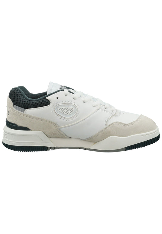 Lacoste Sneaker Leder/Textil Weiß/Grün
