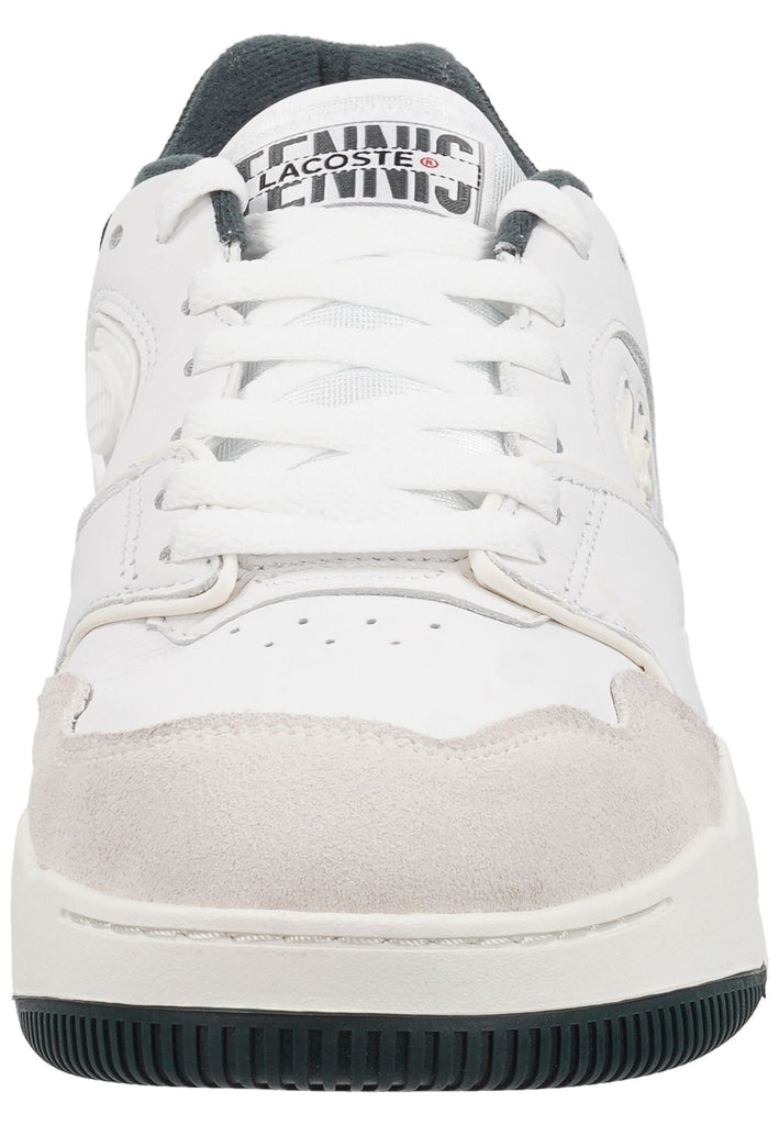 Lacoste Sneaker Leder/Textil Weiß/Grün