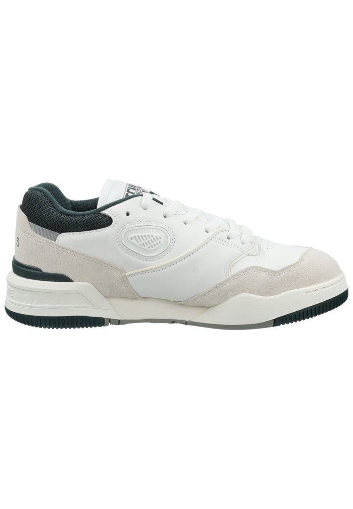 Lacoste Sneaker Leder/Textil Weiß/Grün