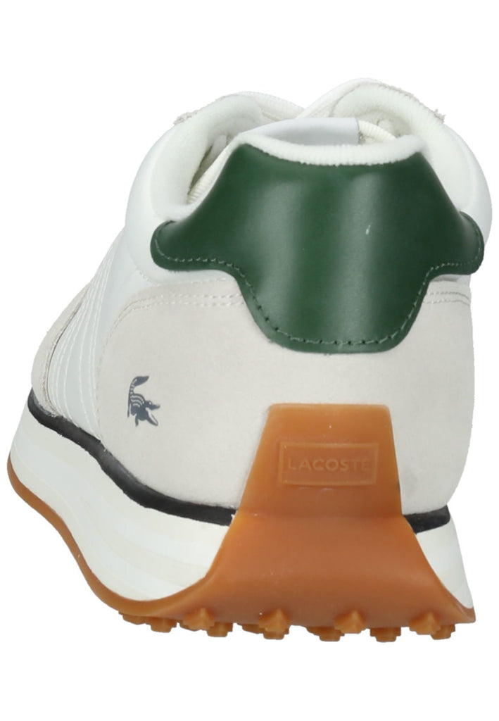 Lacoste Sneaker Leder/Textil Weiß/Grün