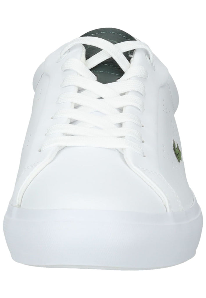 Lacoste Sneaker Leder/Textil Weiß/Grün