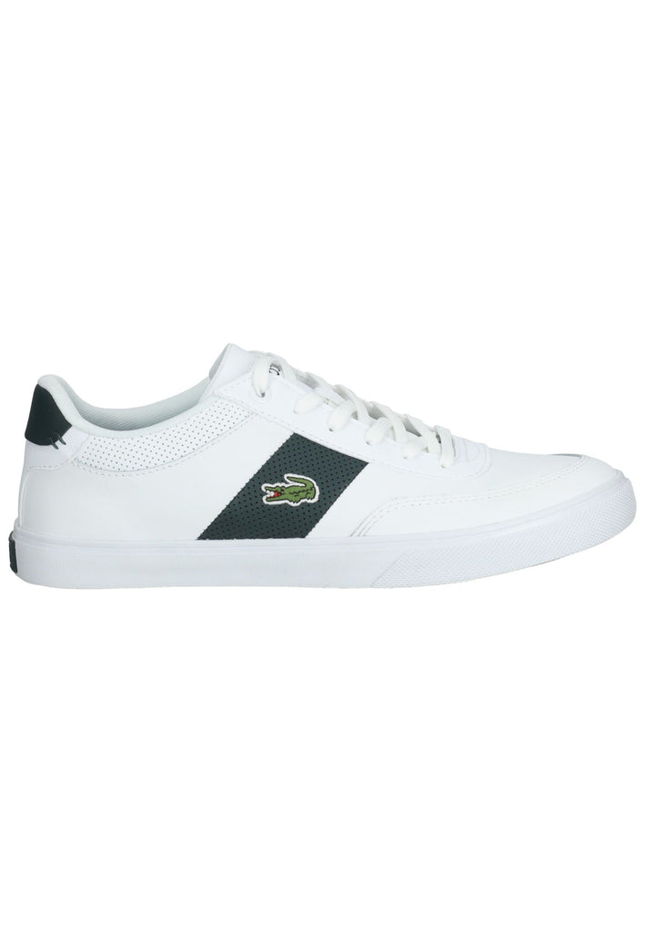 Lacoste Sneaker Leder/Textil Weiß/Grün