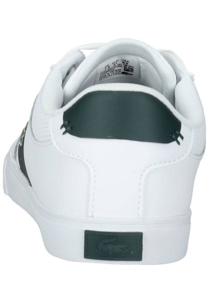 Lacoste Sneaker Leder/Textil Weiß/Grün