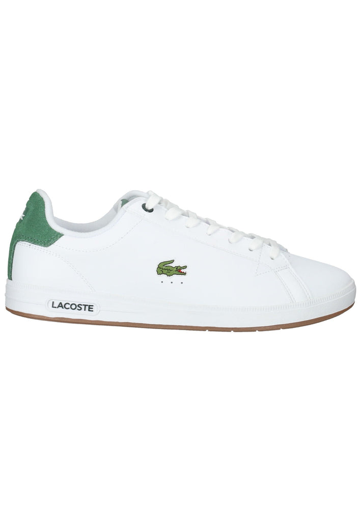 Lacoste Sneaker Leder/Textil Weiß/Grün