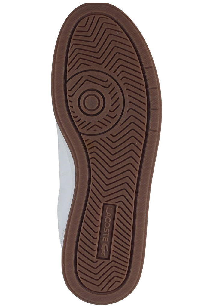 Lacoste Sneaker Leder/Textil Weiß/Grün