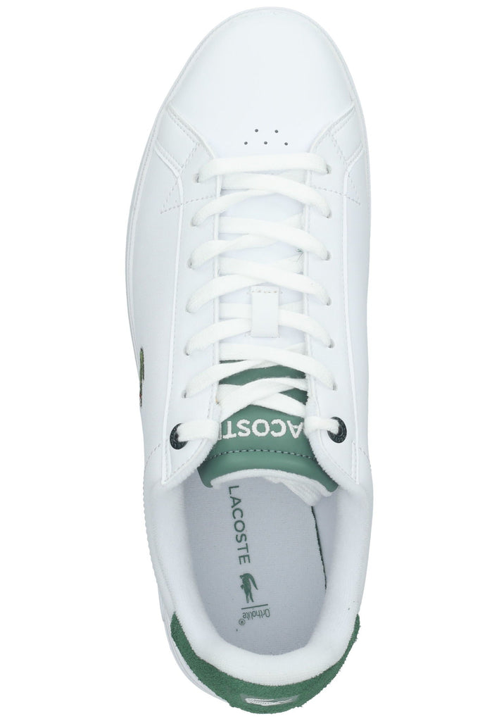 Lacoste Sneaker Leder/Textil Weiß/Grün